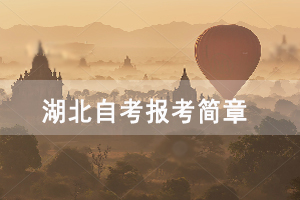 2021年4月湖北自考面向社會(huì)開考專業(yè)報(bào)考簡章