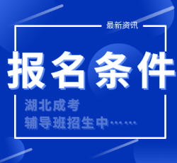 湖北成考報名基礎(chǔ)條件