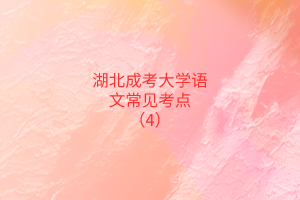 語文常見考點(diǎn)4