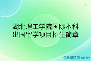 湖北理工學院國際本科出國留學項目招生簡章(2)