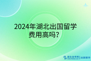 2024年湖北出國(guó)留學(xué)費(fèi)用高嗎？