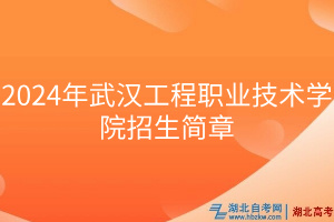 2024年武漢工程職業(yè)技術(shù)學(xué)院招生簡章