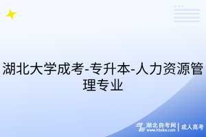 湖北大學(xué)成考-專升本-人力資源管理專業(yè)