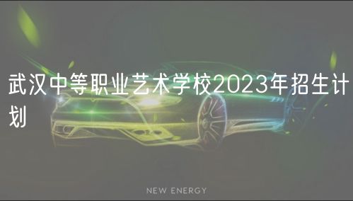 武漢中等職業(yè)藝術(shù)學(xué)校2023年招生計(jì)劃