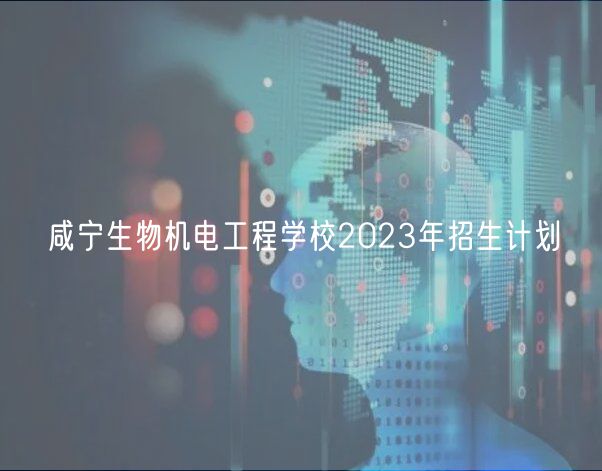 咸寧生物機(jī)電工程學(xué)校2023年招生計劃