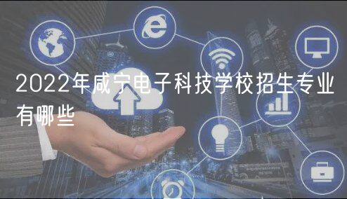 2022年咸寧電子科技學(xué)校招生專業(yè)有哪些