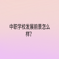 中職學(xué)校發(fā)展前景怎么樣？