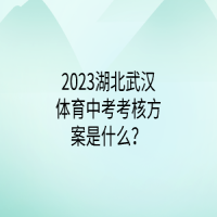 2023湖北武漢體育中考考核方案是什么？