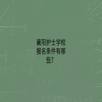 襄陽護士學校報名條件有哪些？