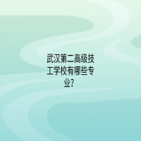 武漢第二高級技工學校有哪些專業(yè)？