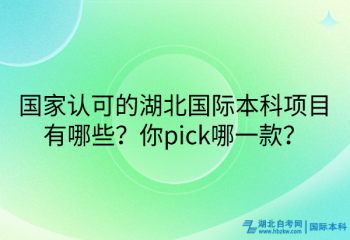 國家認可的湖北國際本科項目有哪些？你pick哪一款？