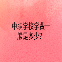 中職學(xué)校學(xué)費(fèi)一般是多少？