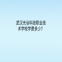 武漢光谷科技職業(yè)技術(shù)學(xué)校學(xué)費(fèi)多少？