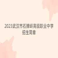 2023武漢市石牌嶺高級職業(yè)中學(xué)招生簡章