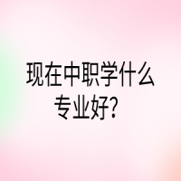 現(xiàn)在中職學(xué)什么專業(yè)好？