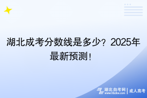 湖北成考分?jǐn)?shù)線是多少？2025年最新預(yù)測！