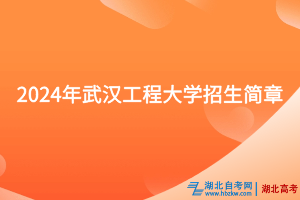 2024年武漢工程大學(xué)招生簡(jiǎn)章