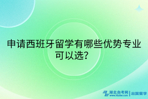 申請西班牙留學有哪些優(yōu)勢專業(yè)可以選？