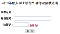 2018年湖北省學士學位英語成績查詢入口