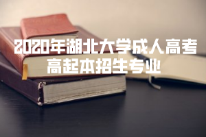  2020年湖北大學(xué)成人高考高起本招生專業(yè)