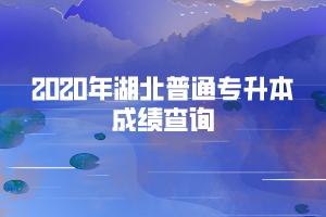 2020年武漢華夏理工學(xué)院普通專升本考試成績(jī)查詢方法