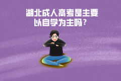 湖北成人高考是主要以自學(xué)為主嗎？