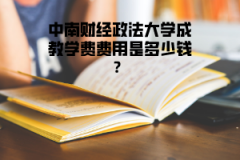 中南財(cái)經(jīng)政法大學(xué)成教學(xué)費(fèi)費(fèi)用是多少錢？