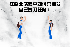 在湖北成考中如何來劃分自己復習任務？階段性目標怎么分？