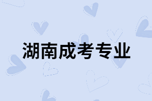 湖南成考報(bào)考哪些專業(yè)比較容易錄??？