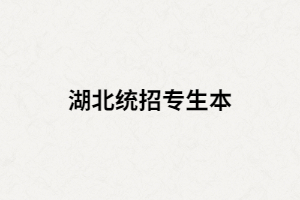 專科畢業(yè)生可以報考湖北統(tǒng)招專生本嗎？