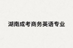 湖南成人高考商務(wù)英語(yǔ)專業(yè)就業(yè)前景怎么樣？