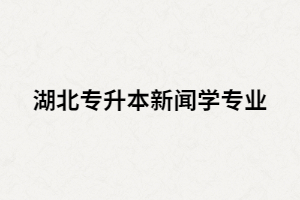 湖北新聞學(xué)專(zhuān)業(yè)可以報(bào)考哪些院校？