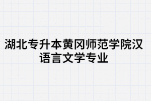 湖北專(zhuān)升本黃岡師范學(xué)院漢語(yǔ)言文學(xué)專(zhuān)業(yè)應(yīng)該怎樣復(fù)習(xí)？