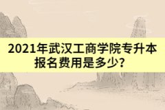 2021年武漢工商學(xué)院專升本報(bào)名費(fèi)用是多少？