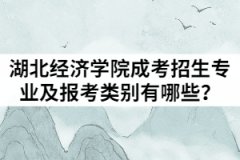 2021年湖北經(jīng)濟(jì)學(xué)院成人高考招生專業(yè)及報(bào)考類別有哪些？