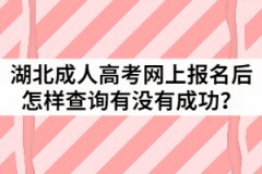 2021年湖北成人高考網(wǎng)上報名后怎樣查詢有沒有成功？