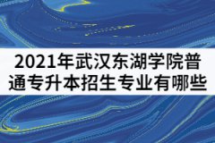 2021年武漢東湖學(xué)院普通專(zhuān)升本招生專(zhuān)業(yè)有哪些？