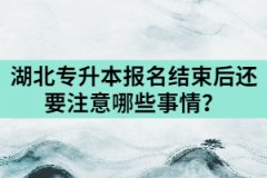 2021年湖北專升本報名結束后還要注意哪些事情？