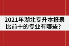 2021年湖北普通專升本報(bào)錄比前十的專業(yè)有哪些？該怎樣復(fù)習(xí)？