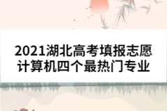 2021湖北高考填報志愿計算機四個最熱門專業(yè)