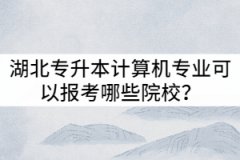 2021年湖北專升本計算機(jī)專業(yè)可以報考哪些院校？