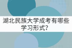 湖北民族大學成考有哪些學習形式？