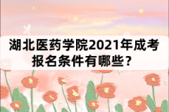 湖北醫(yī)藥學(xué)院2021年成考報(bào)名條件有哪些？