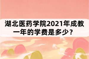 湖北醫(yī)藥學(xué)院2021年成教一年的學(xué)費(fèi)是多少？