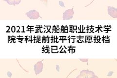 2021年武漢船舶職業(yè)技術(shù)學(xué)院?？铺崆芭叫兄驹竿稒n線已公布