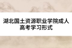 湖北國(guó)土資源職業(yè)學(xué)院成人高考學(xué)習(xí)形式