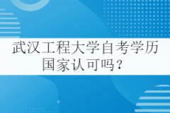 武漢工程大學(xué)自考學(xué)歷國家認(rèn)可嗎？