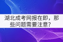 湖北成考網(wǎng)報(bào)在即，那些問題需要注意？