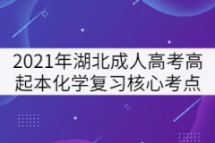 2021年湖北成人高考高起本《化學(xué)》復(fù)習(xí)核心考點(diǎn)一