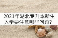 2021年湖北專(zhuān)升本新生入學(xué)報(bào)到要注意哪些問(wèn)題？